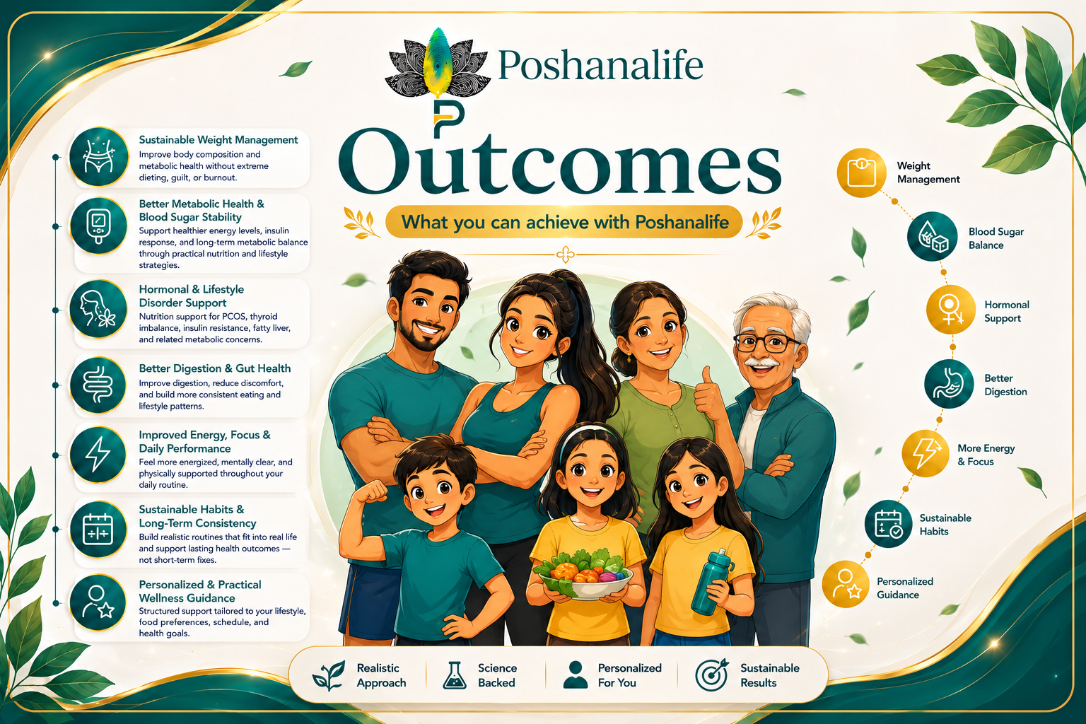 Poshanalife outcomes