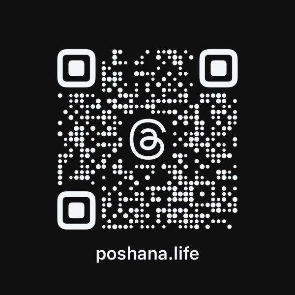 Threads QR for Poshana.life